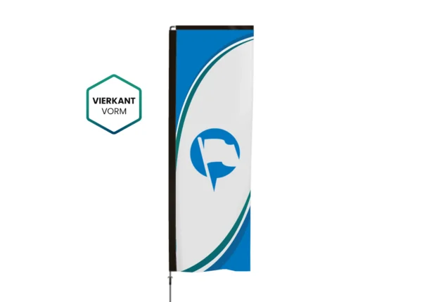 Beachvlag Vierkant